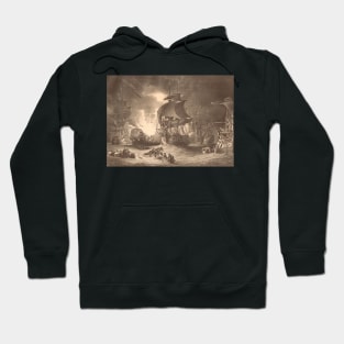 Battle Of The Nile 1798 L'orient In Flames Hoodie